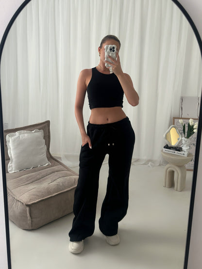 Abigail Wide Leg Jogger Trousers